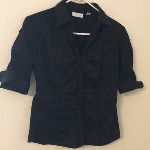 New York and Company stretch button up top